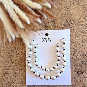 ZARA PACK OF 2 FAUX PEARL NECKLACES
